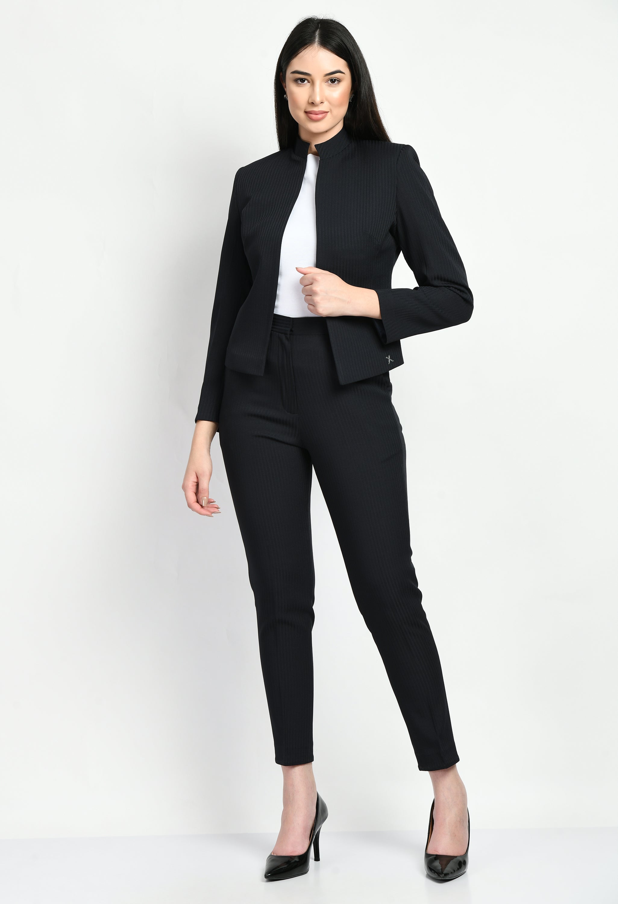 Shop Silk Blazer & Pants Embroidered Co-ord Set – Taroob® Official Site